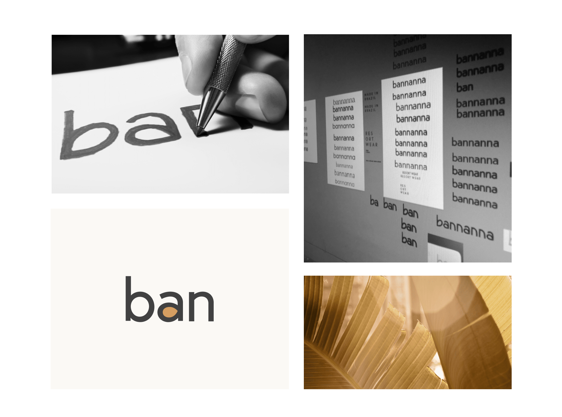 Branding idealizado pelo time Badaró - Bannanna - Agência de web design - Consultoria de Design Digital